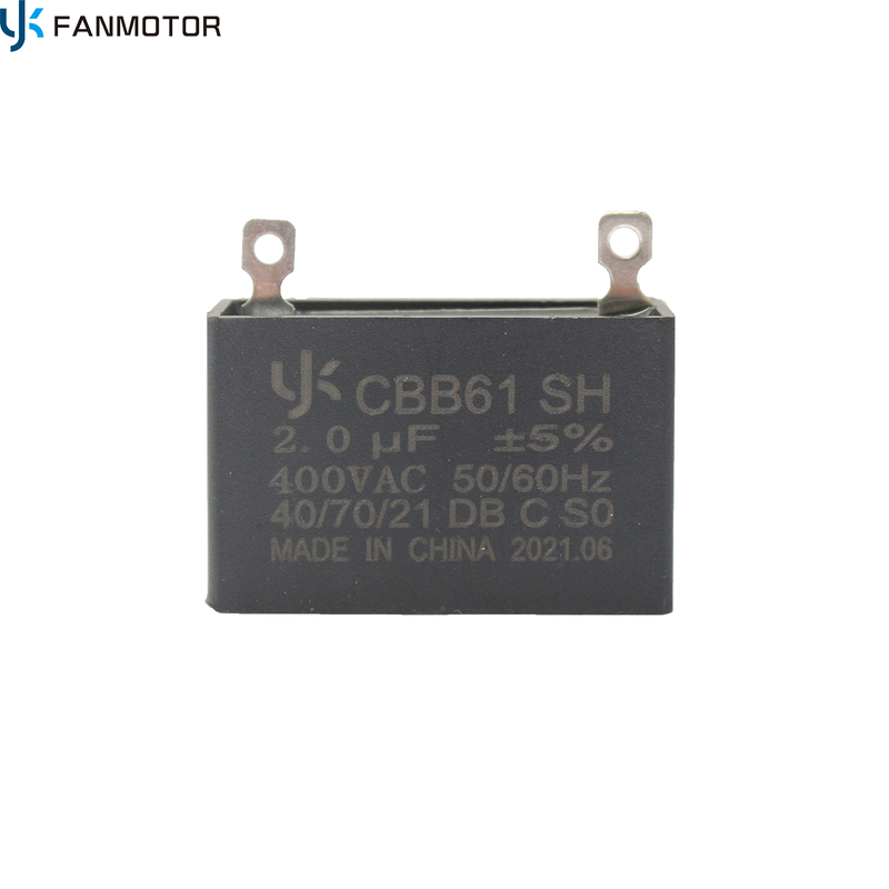 Condensador del motor del ventilador de 2.0uf YK
