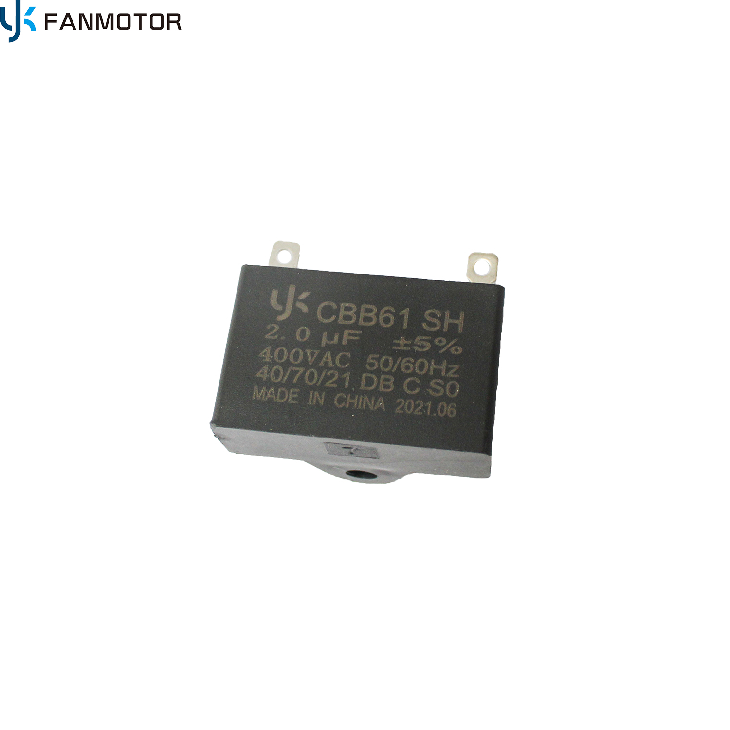 Condensador del motor del ventilador de 2.0uf YK