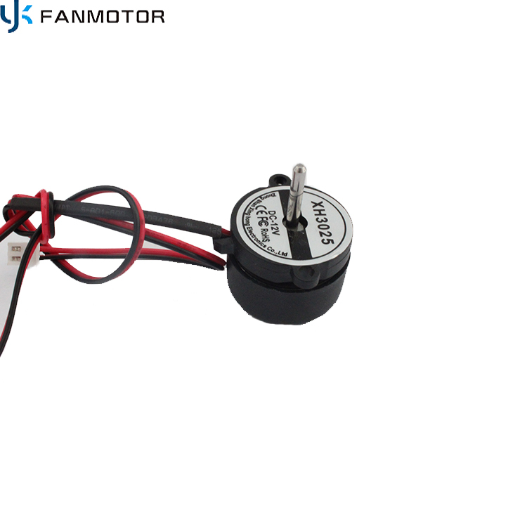 El micro motor de 3025 mm DC 12V puede ser con ventilador de flujo cruzado